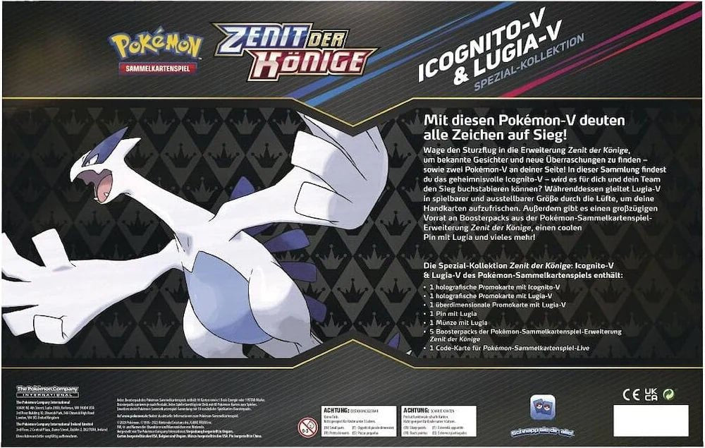 Pokémon - Zenit der Könige - Lugia V Spezial Kollektion - DE - SparkLeaf TCG