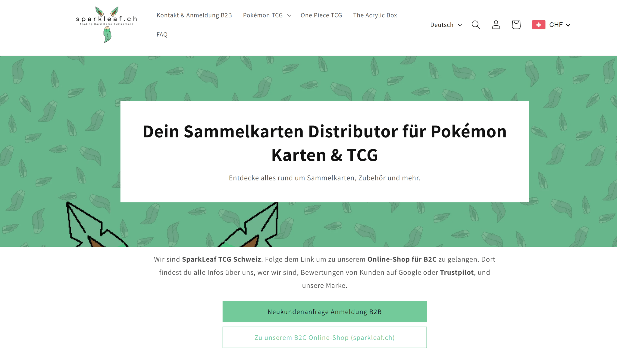 SparkLeaf Club Gold (Abo) – Zugang zu TCG - Grosshandelspreisen - SparkLeaf TCG