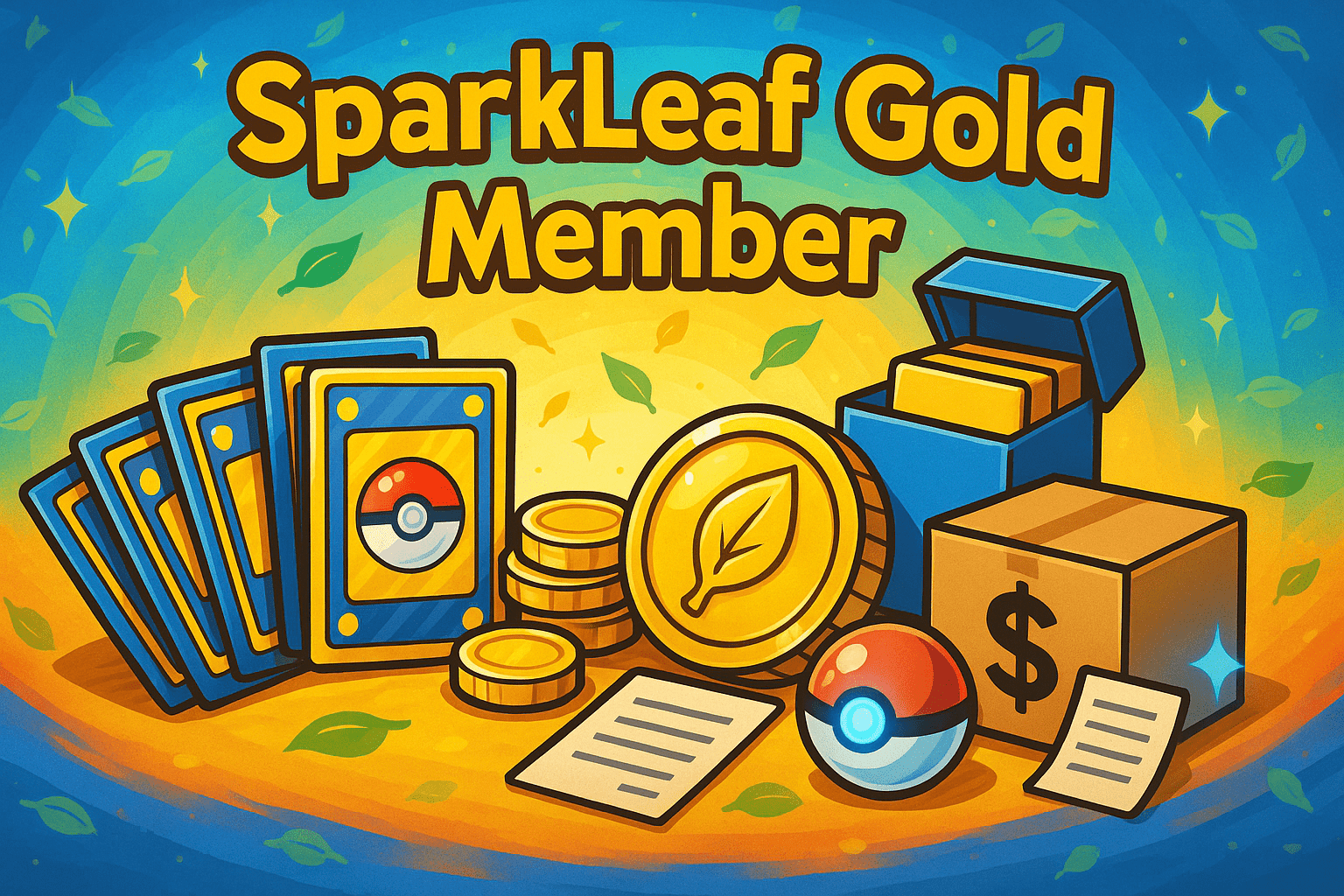 SparkLeaf Club Gold (Abo) – Zugang zu TCG - Grosshandelspreisen - SparkLeaf TCG