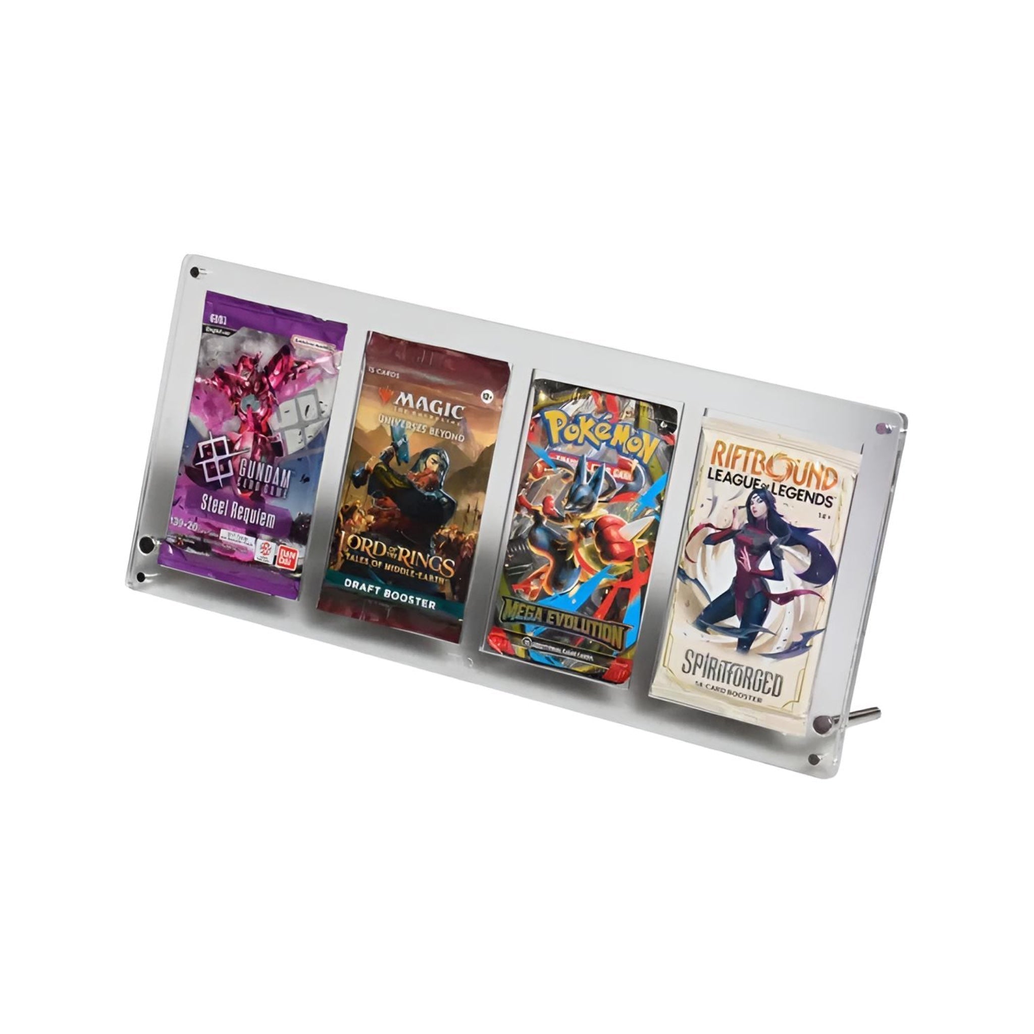 The Acrylic Box - Booster Pack Artset 4 Pieces - SparkLeaf TCG