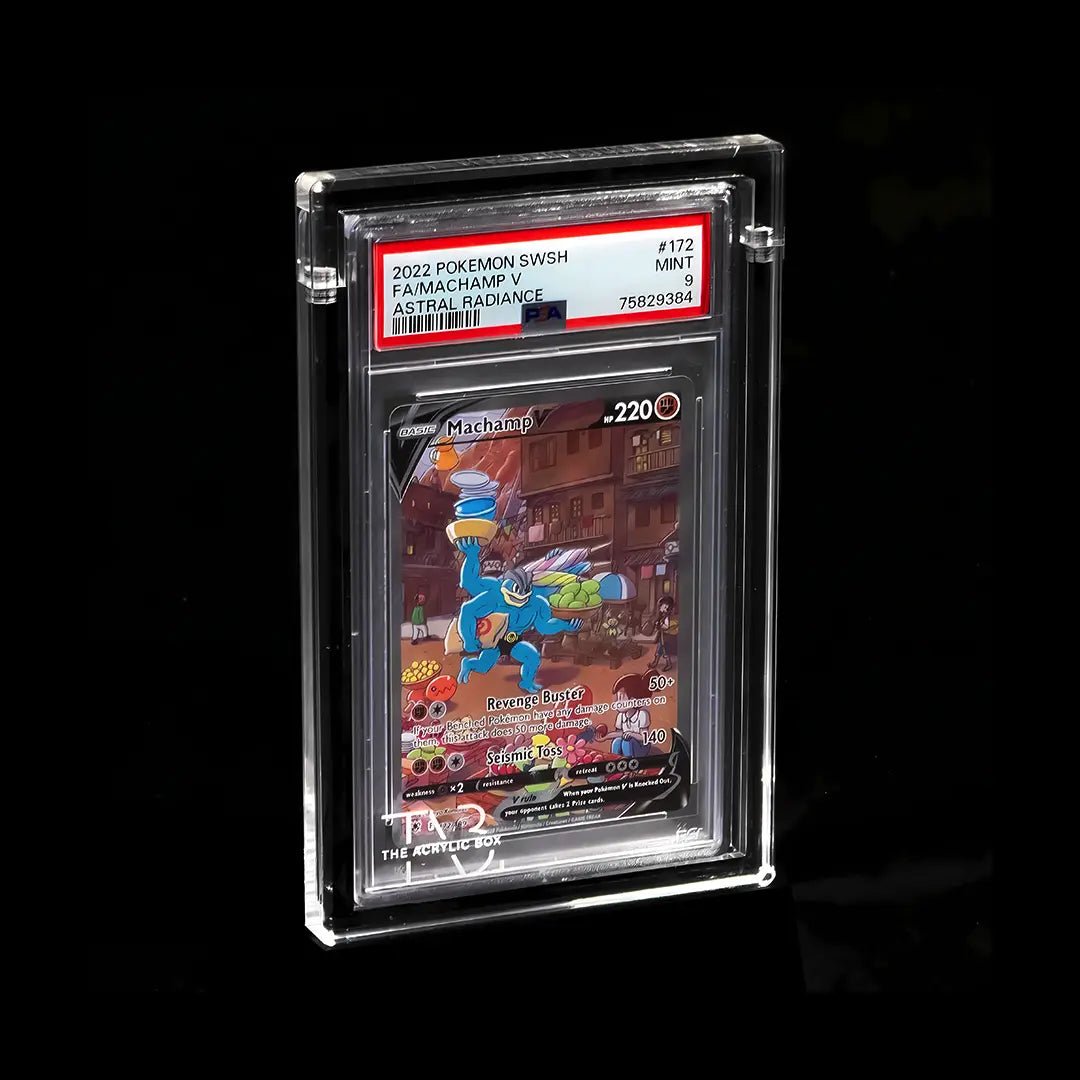 The Acrylic Box - Graded Card Display (Premium) - SparkLeaf TCG