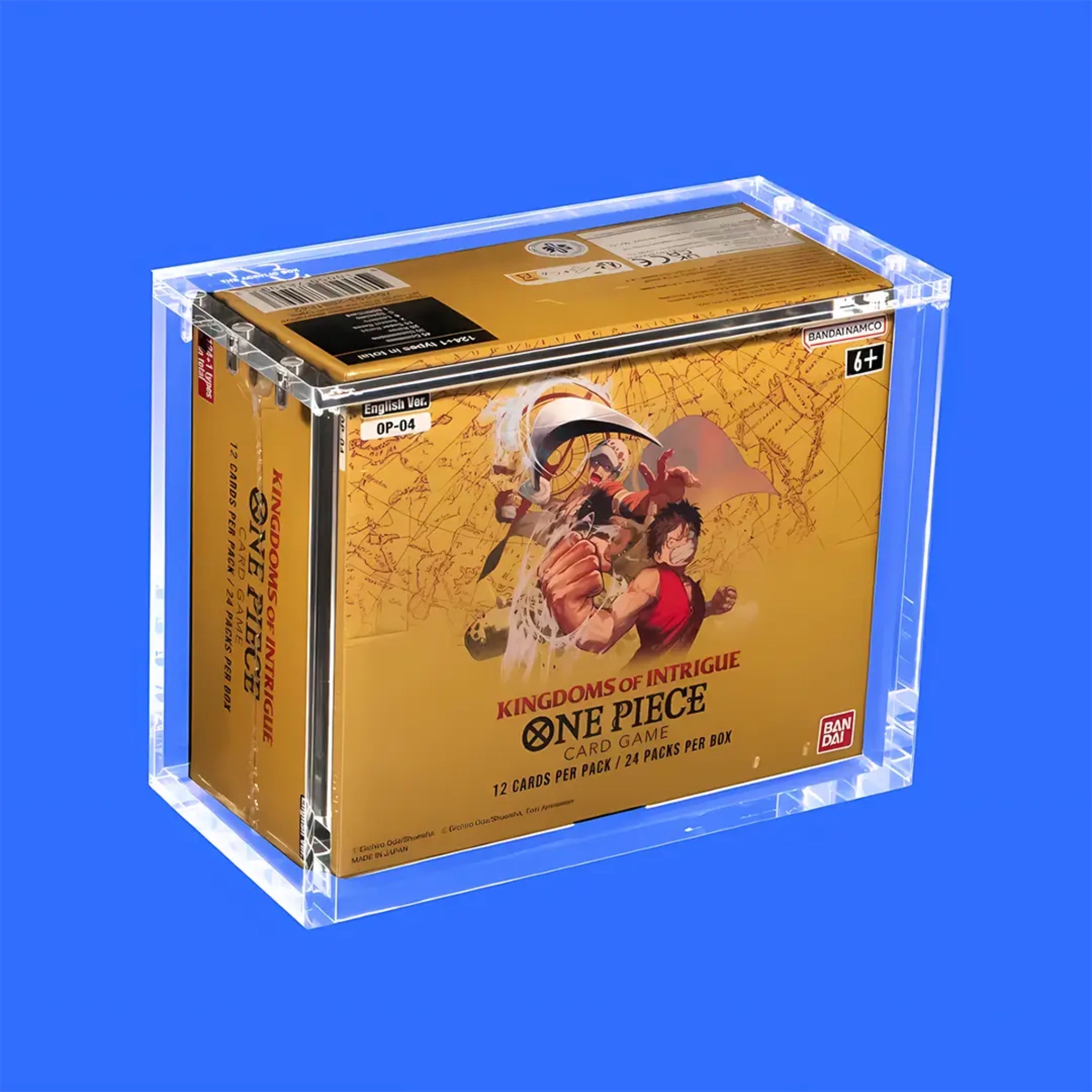 The Acrylic Box - One Piece Display Case (Set 4+) - SparkLeaf TCG