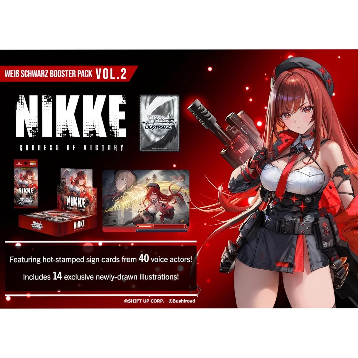 Weiss Schwarz - Goddess of Victory Nikke Vol. 2 Booster Display - EN - SparkLeaf TCG