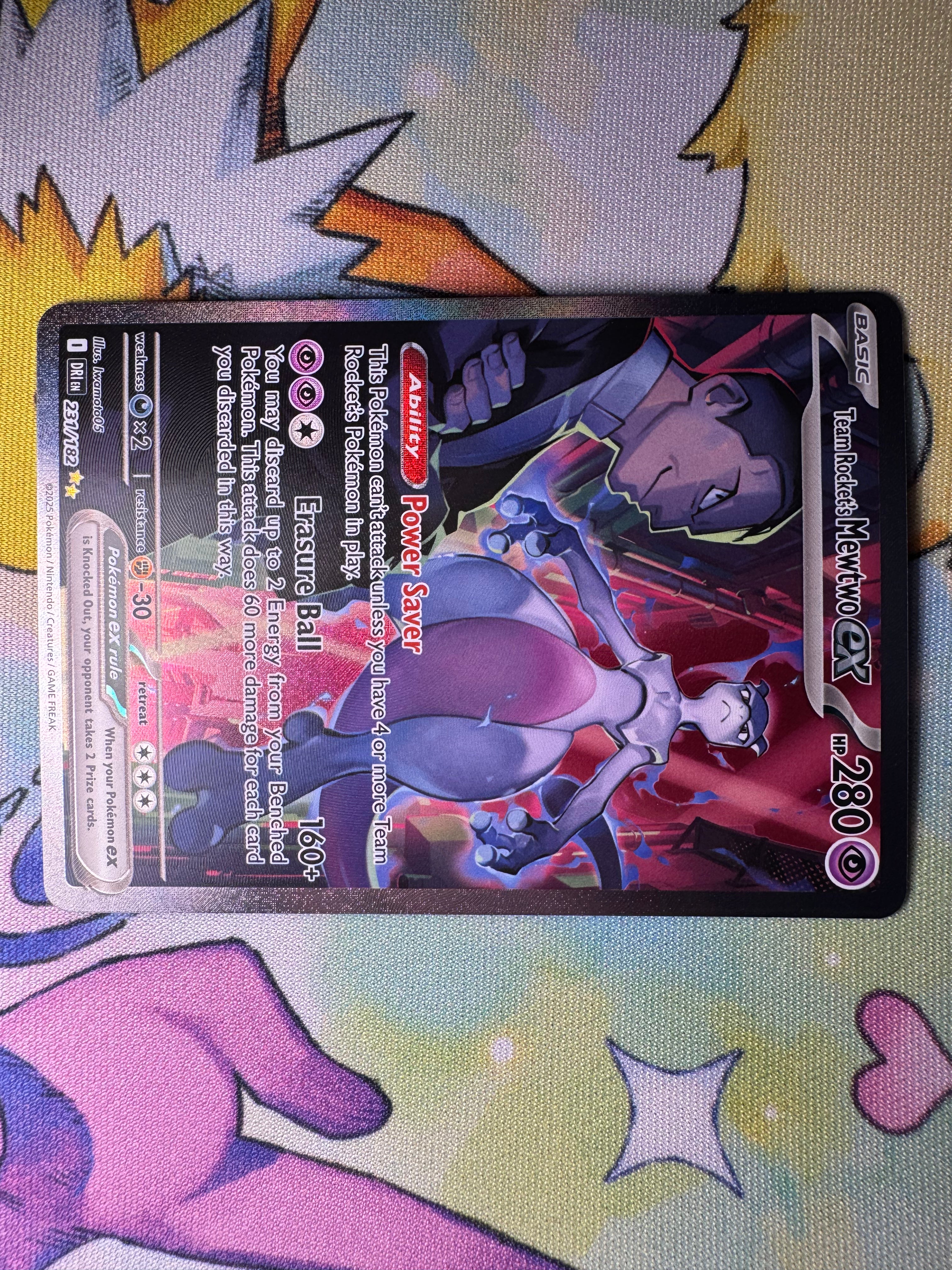 Team Rocket's Mewtwo ex 231/182 Destined Rivals SAR - EN