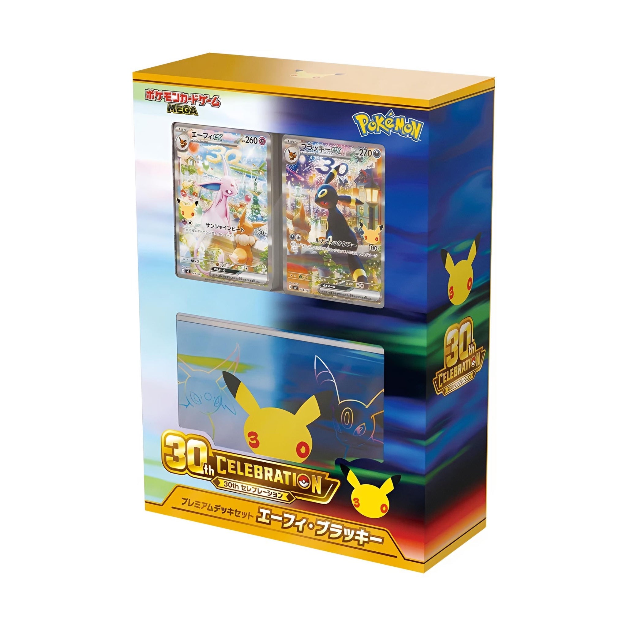 [Pre-Order] Pokémon - 30th Celebration Espeon ex and Umbreon ex Premium Deck Set Japanese