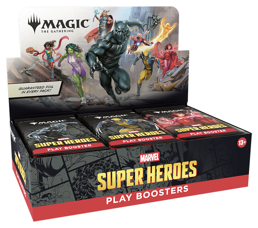 Magic: The Gathering Marvel Super Heroes - Play Booster Display - EN