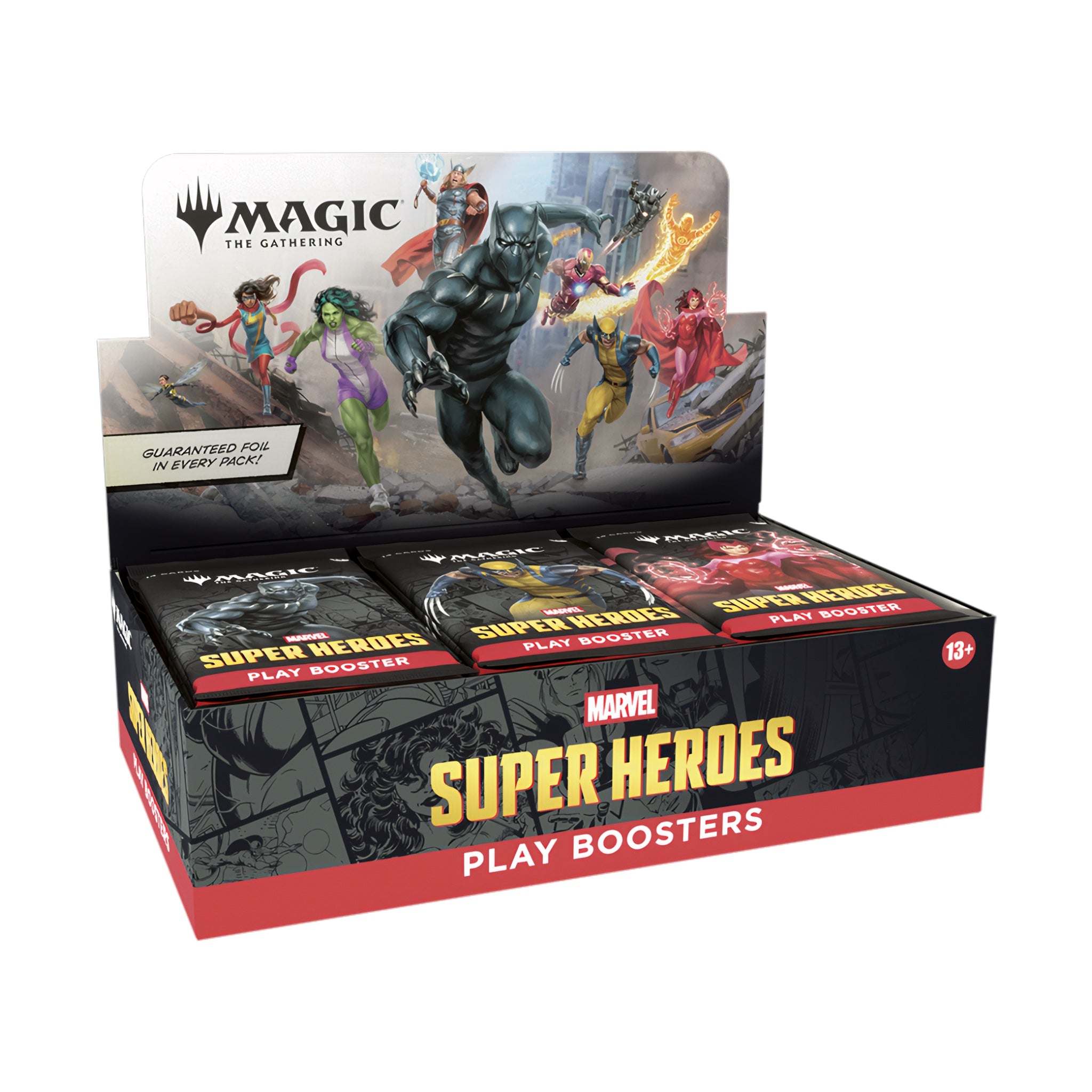 Magic: The Gathering Marvel Super Heroes - Play Booster Display - EN