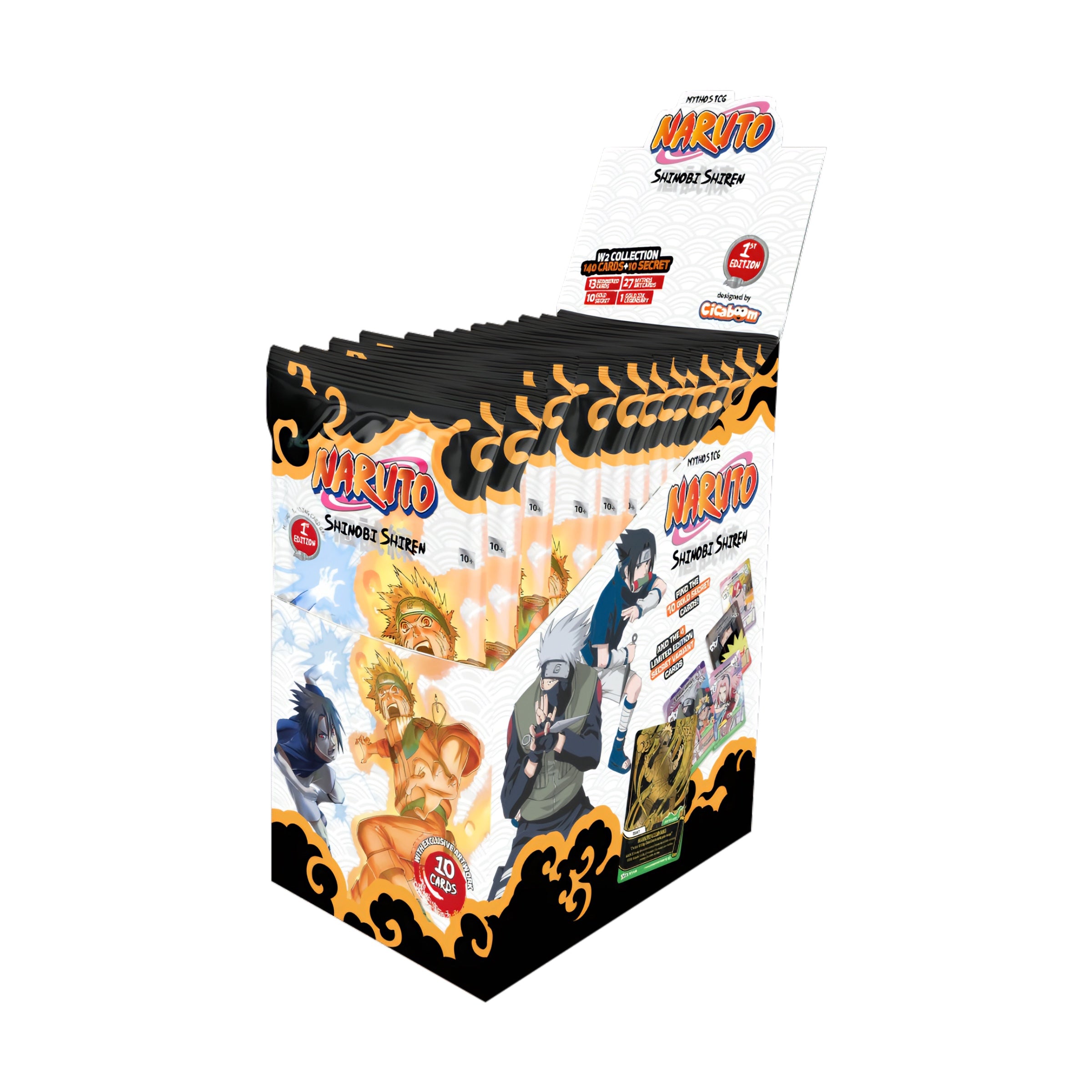 [Pre-Order] Naruto Mythos TCG Shinobi Shiren "1st Edition" Booster Display