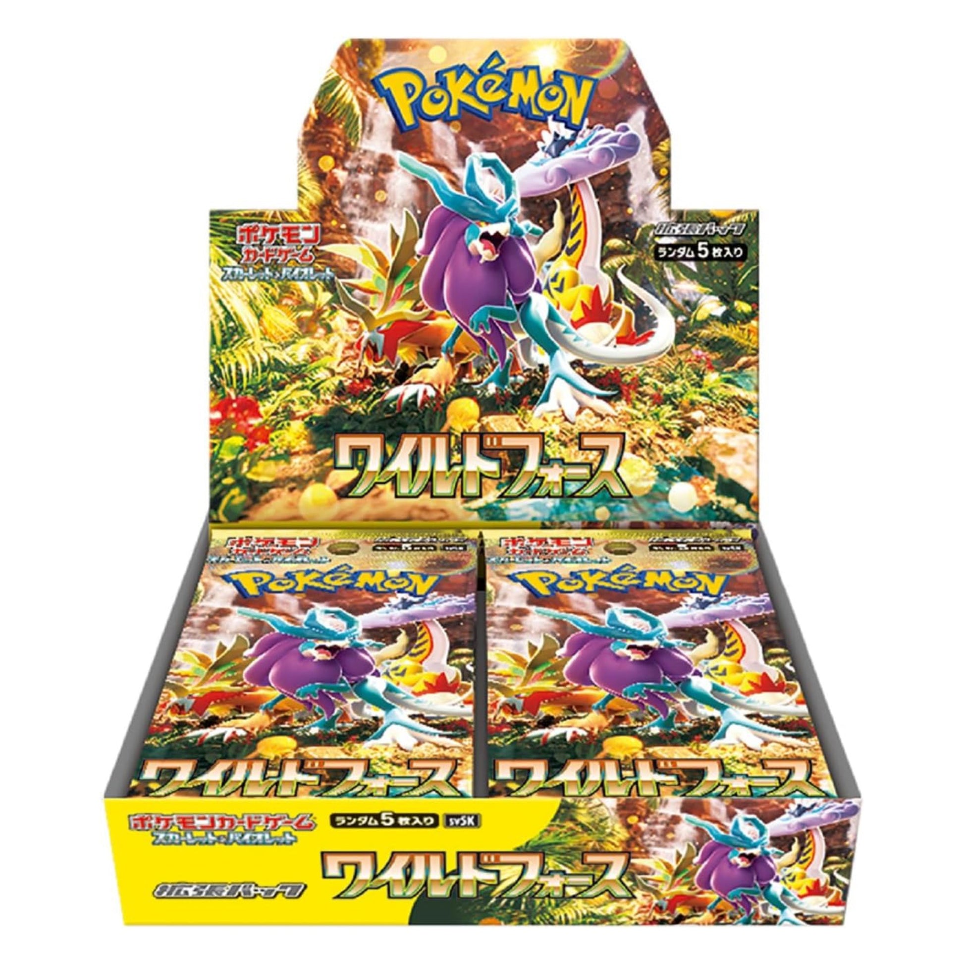 Pokémon Wild Force Booster Display Japanese - SparkLeaf TCG