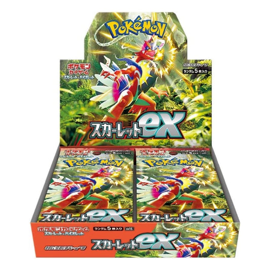 Pokémon Scarlet ex Booster Display Japanese - SparkLeaf TCG