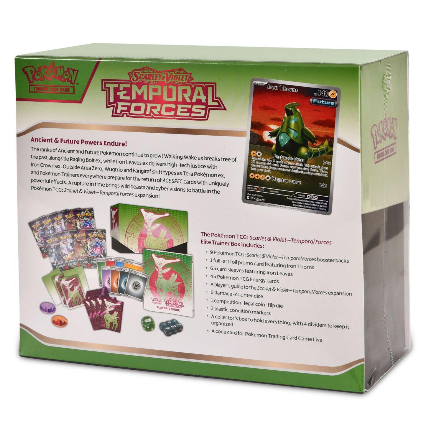 Pokémon - Temporal Forces Elite Trainer Box (ETB grün) - EN - SparkLeaf TCG