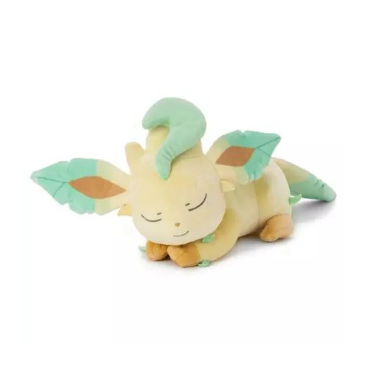 Pokemon Leafeon Plushy #470 - Sleeping Pokémon - SparkLeaf TCG