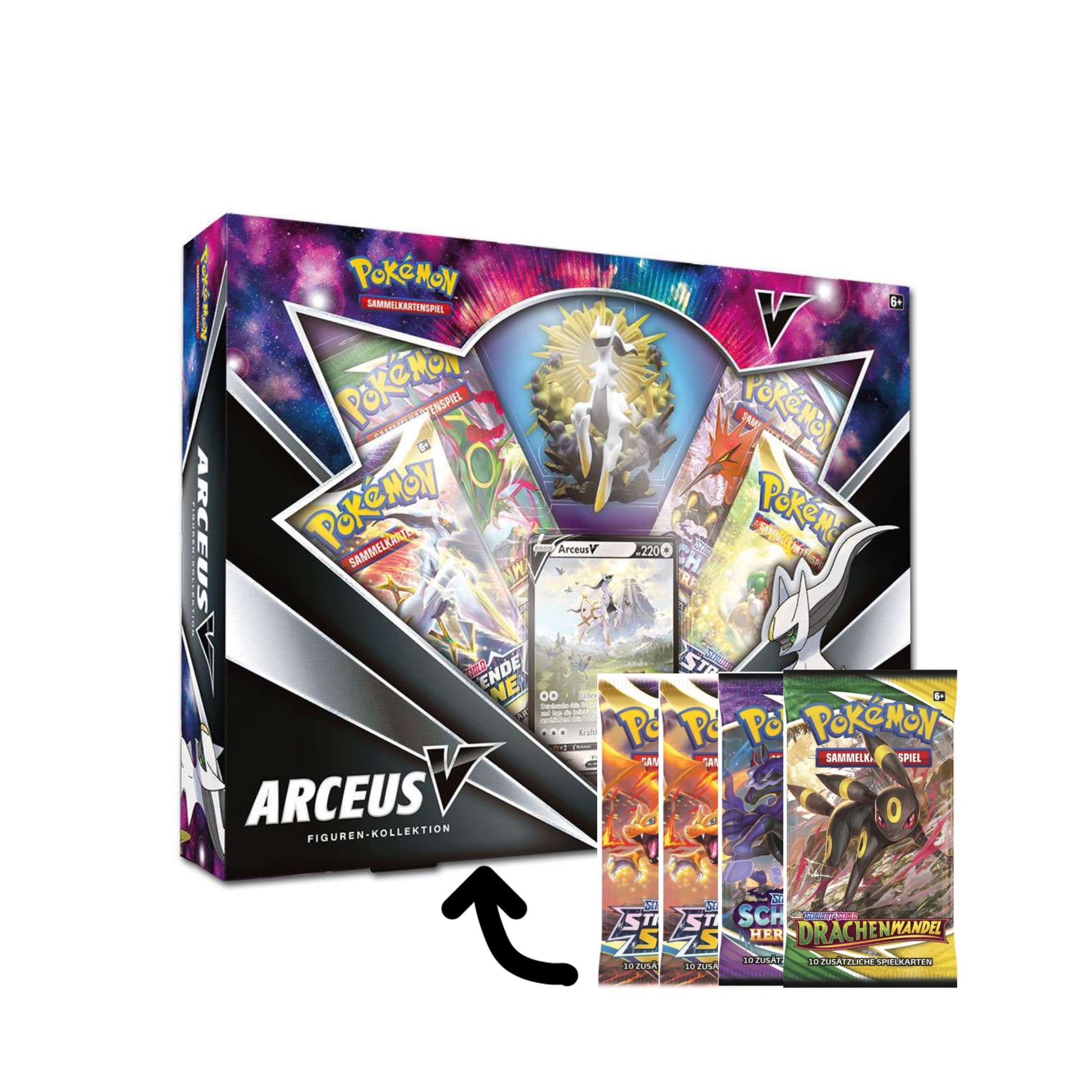 Pokémon - Arceus V Figuren Box - DE - SparkLeaf TCG