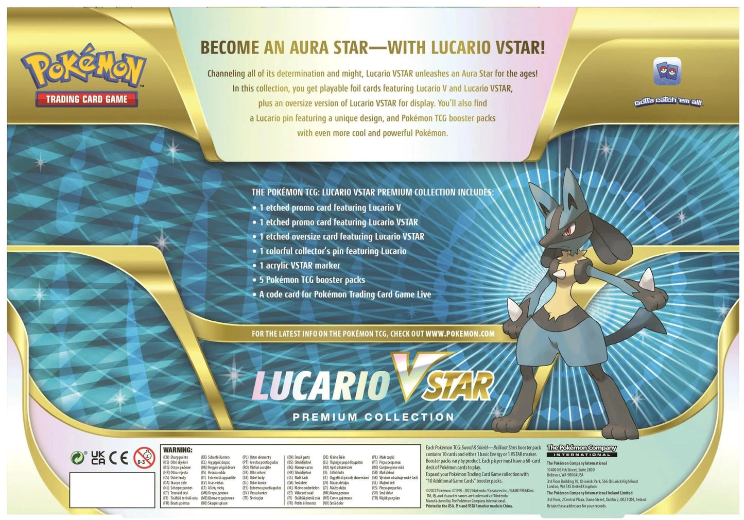 Pokémon - Lucario VSTAR Premium Collection - EN - SparkLeaf TCG