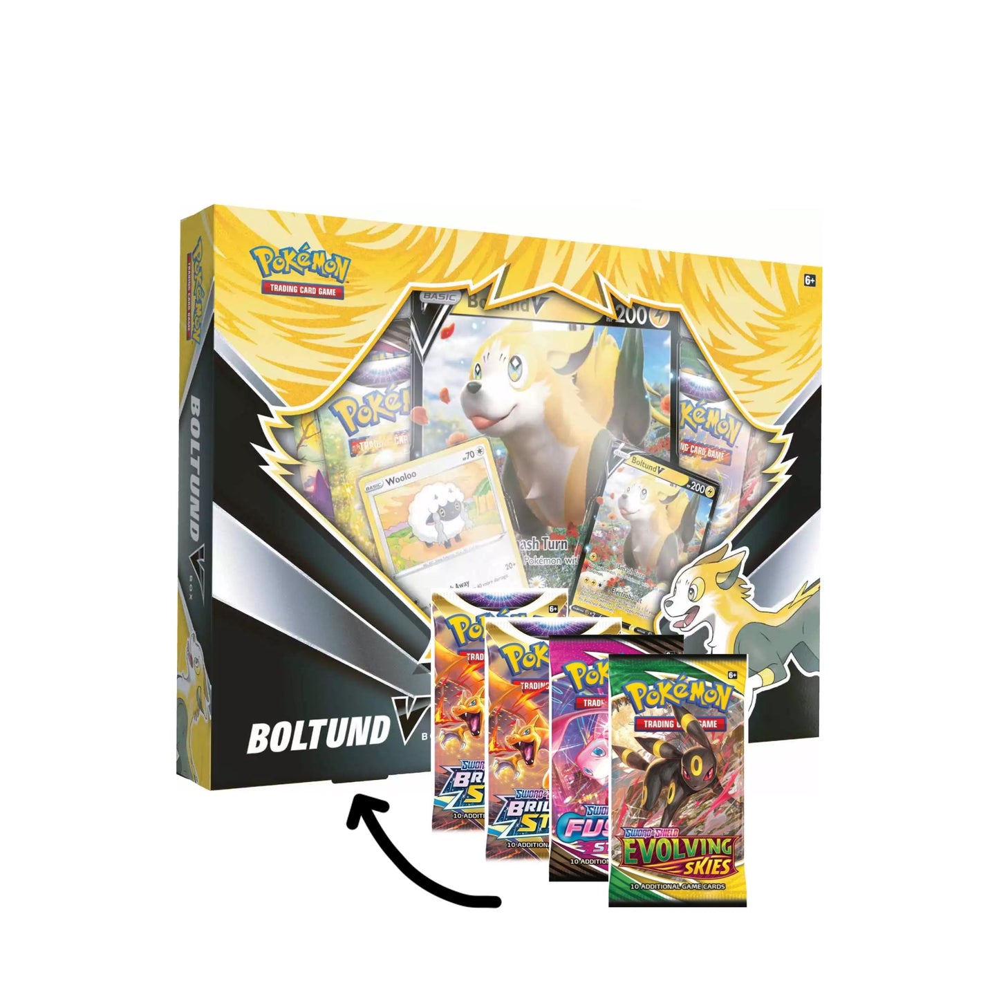 Pokémon - Boltund V Box - EN - SparkLeaf TCG