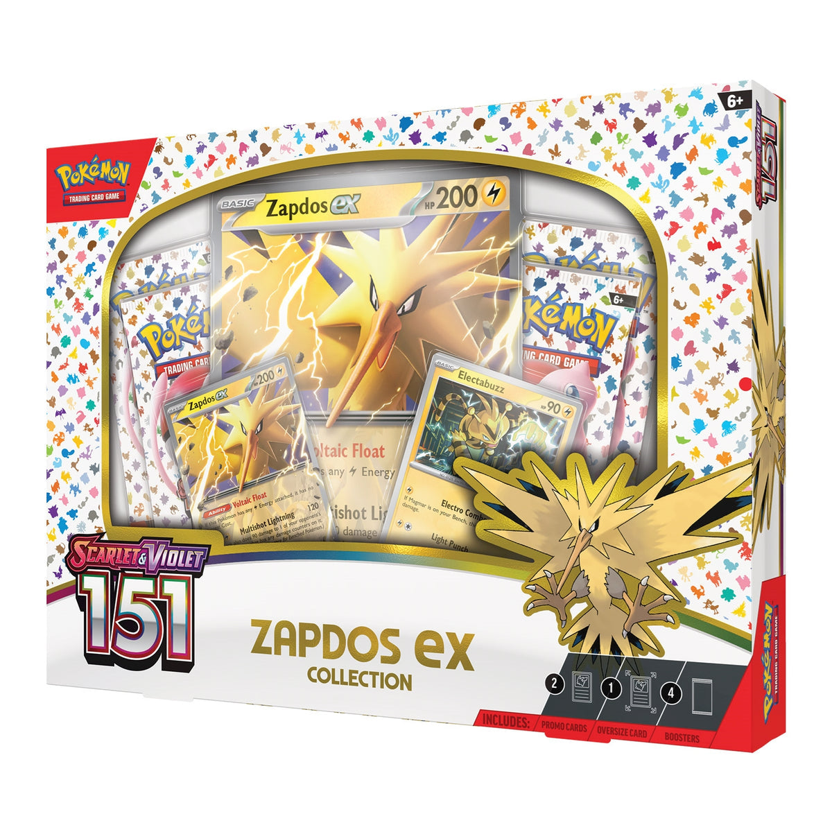 Pokémon - 151 Zapdos ex Collection - EN - SparkLeaf TCG