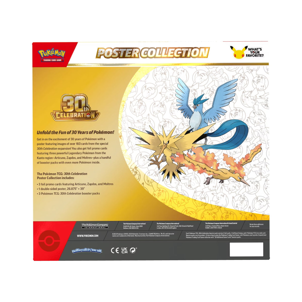 Pokémon - 30th Anniversary Poster Collection