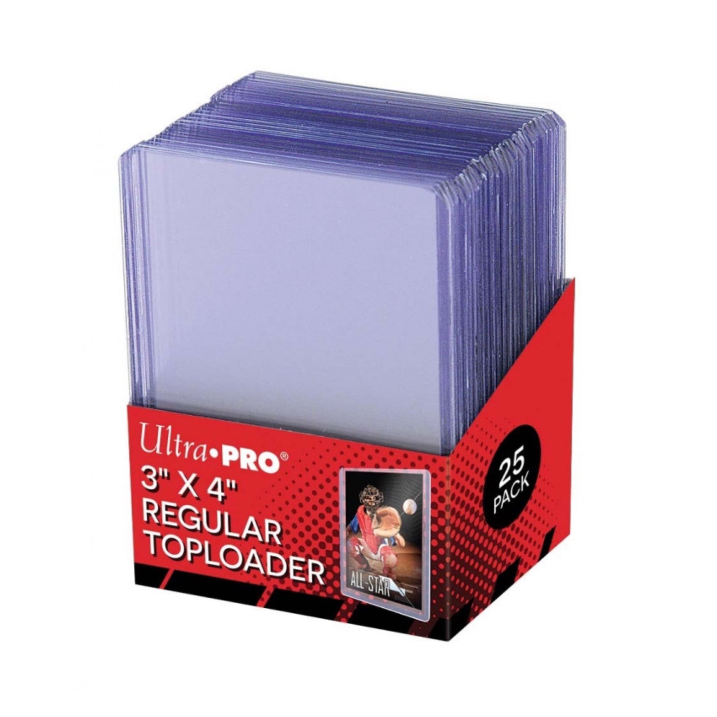 Ultra Pro Toploader 3" x 4" - Regular Toploader (25 Stück) - SparkLeaf TCG