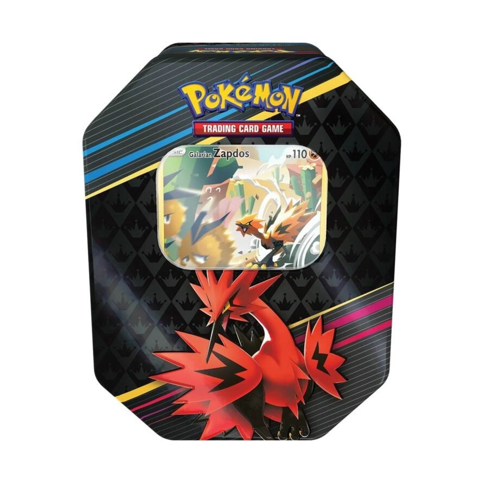 Pokémon - Crown Zenith: Galarian Zapdos Tin - EN - SparkLeaf TCG