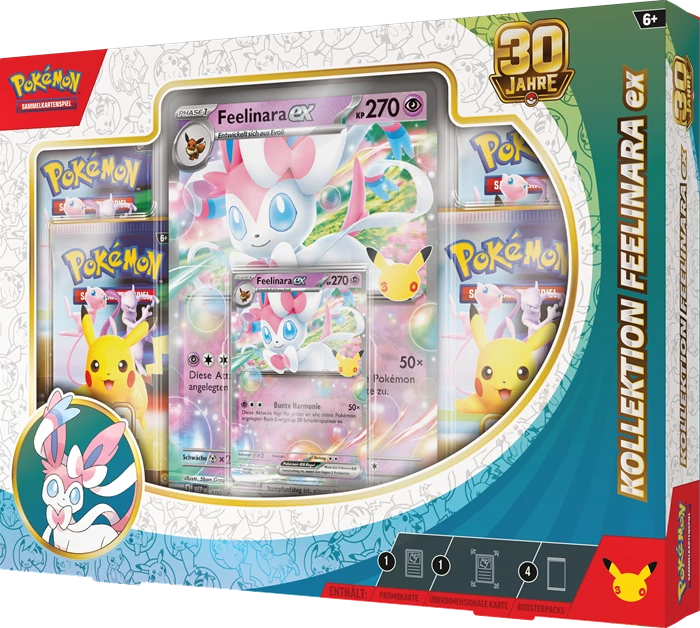 Pokémon - 30th Celebration Sylveon ex Box