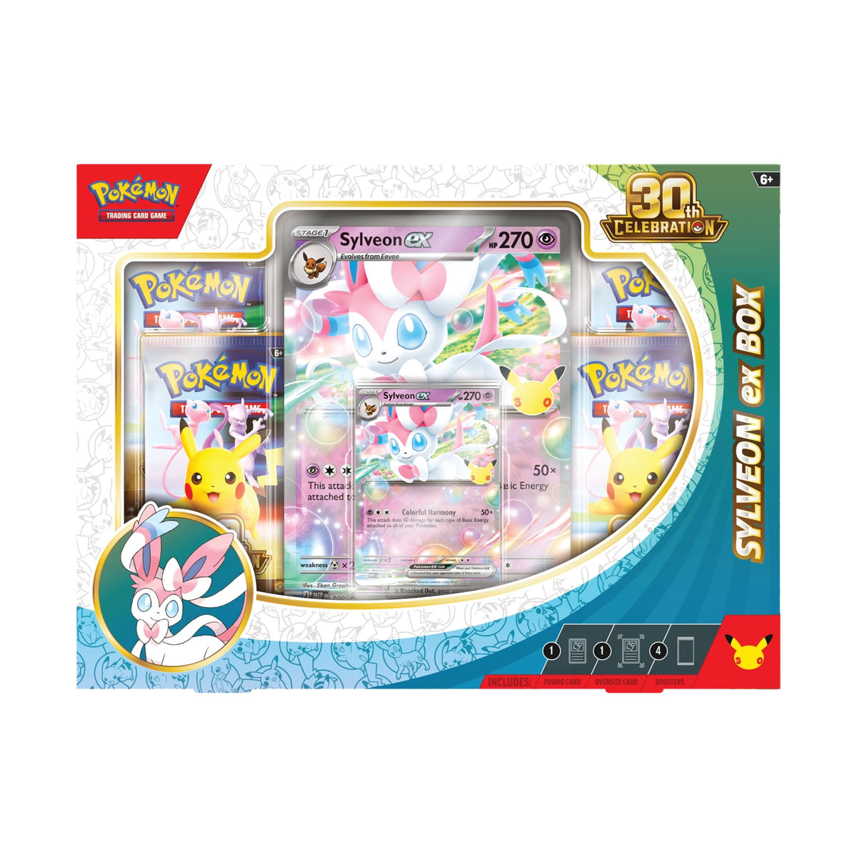 Pokémon - 30th Celebration Sylveon ex Box