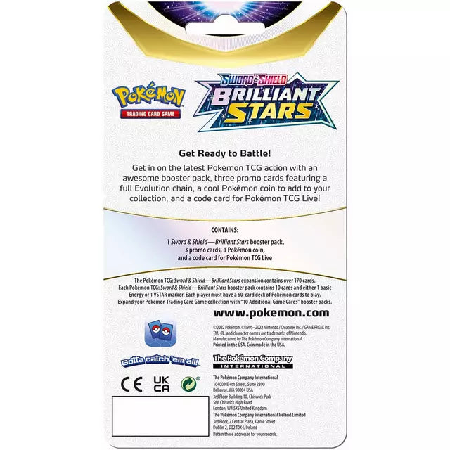 Pokémon - Brilliant Stars Checklane Blister Set - EN - SparkLeaf TCG