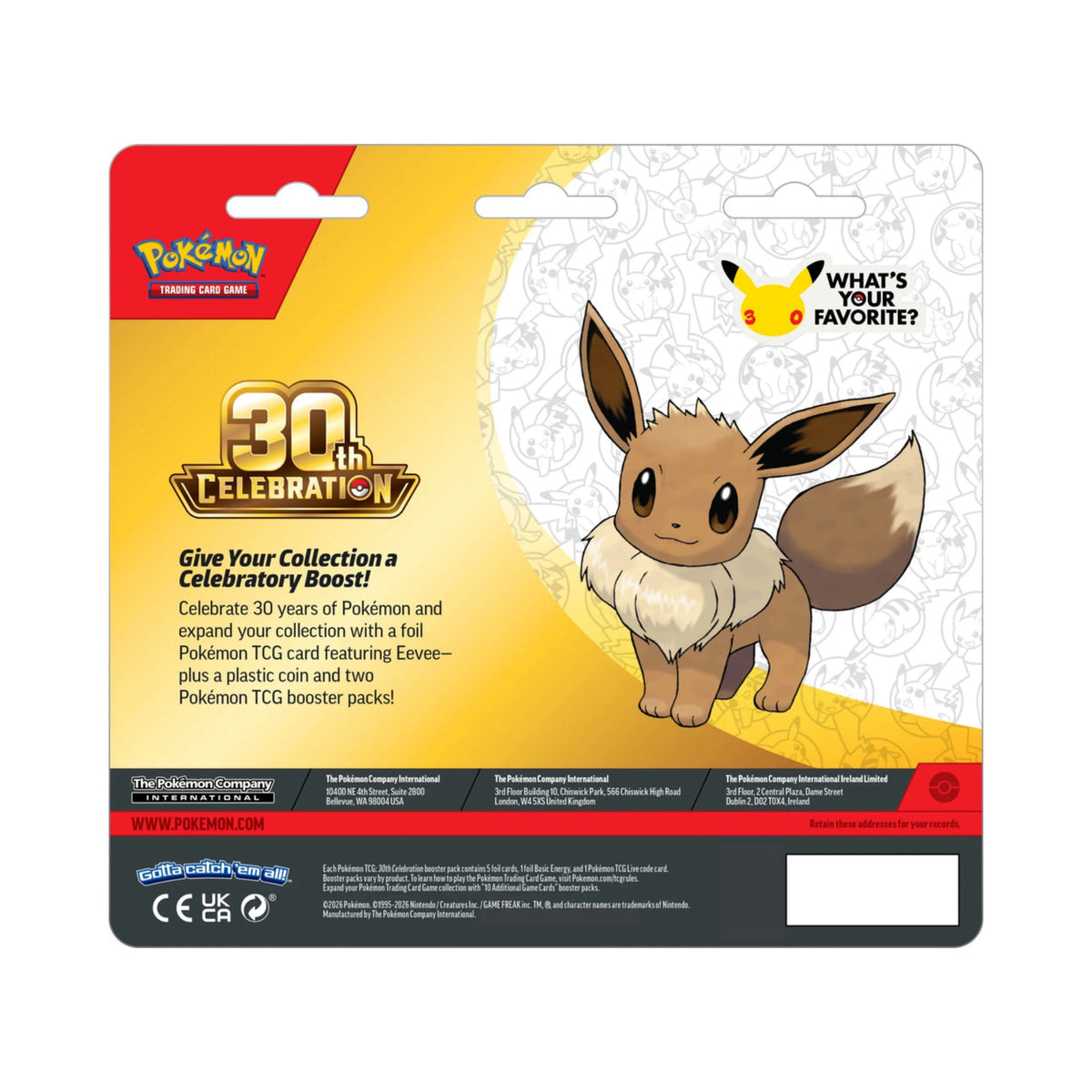 Pokémon - 30th Celebration 2-Pack Blister