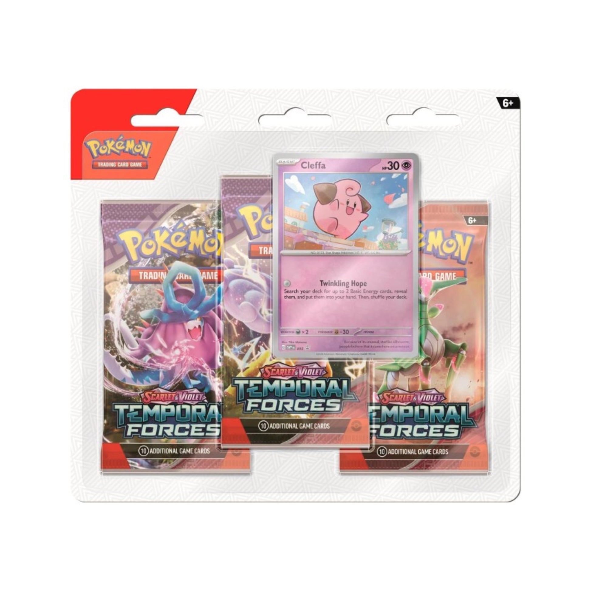 Pokémon - Temporal Forces Three Pack Promo Blister - EN - SparkLeaf TCG