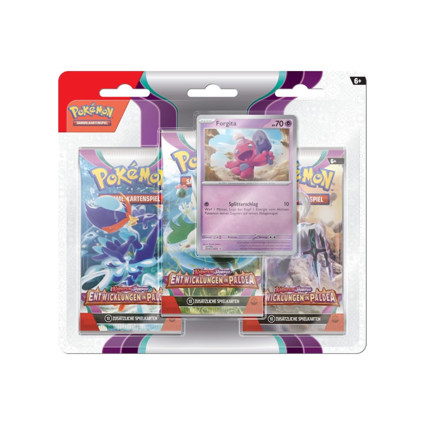 Pokémon - Entwicklungen in Paldea Three Pack Promo Blister - DE - SparkLeaf TCG