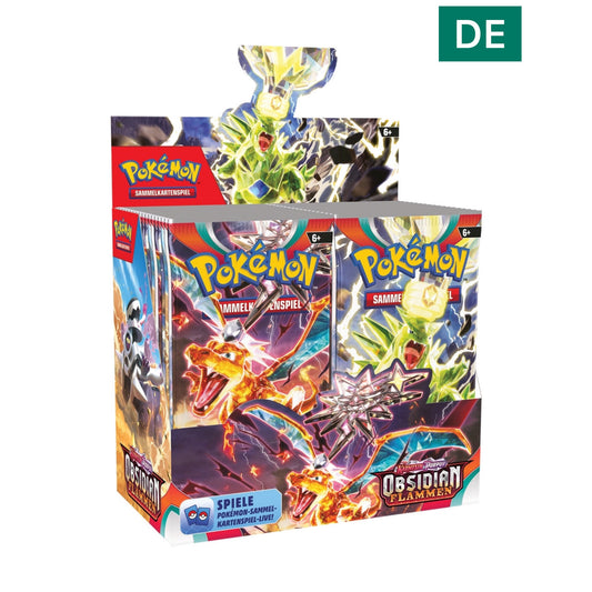 Pokémon Obsidian Flammen Booster Display - DE - SparkLeaf TCG