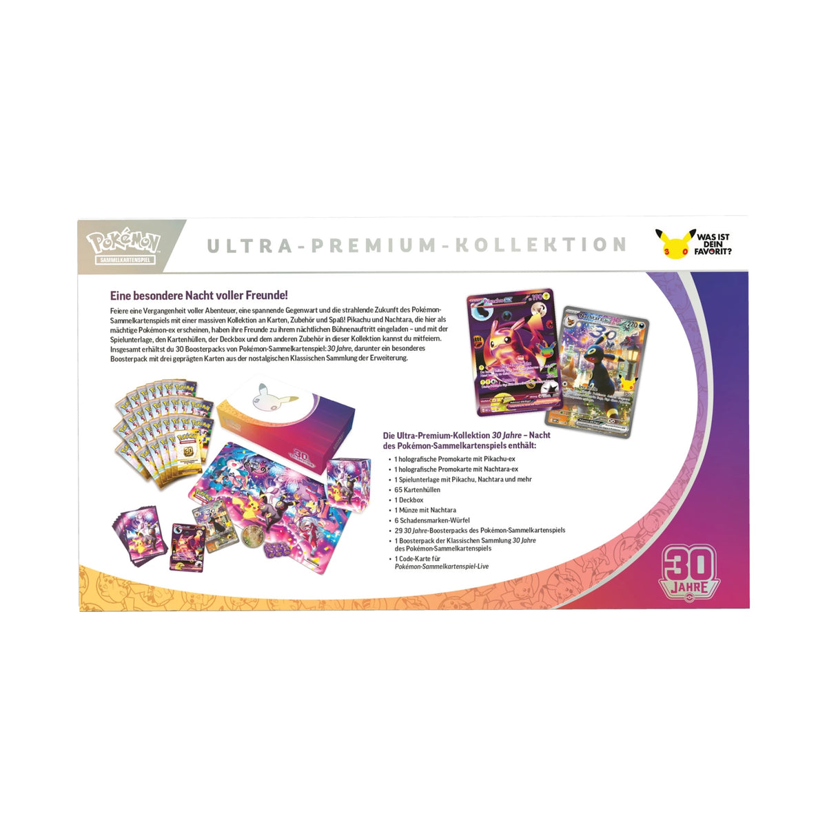 [Pre-Order] Pokémon - 30th Celebration Ultra Premium Collection Night
