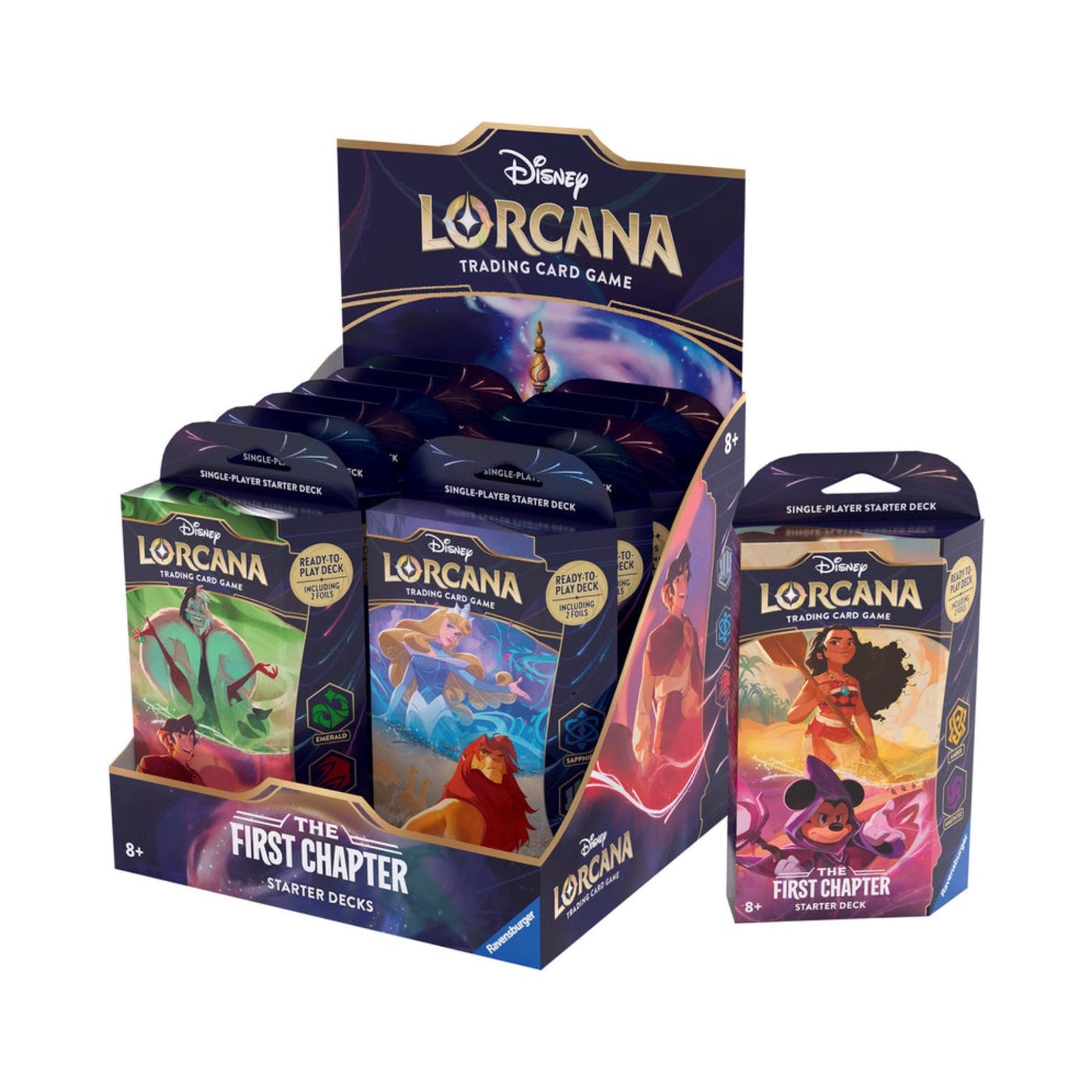 Disney Lorcana: The First Chapter Starter Deck Display - EN - SparkLeaf TCG