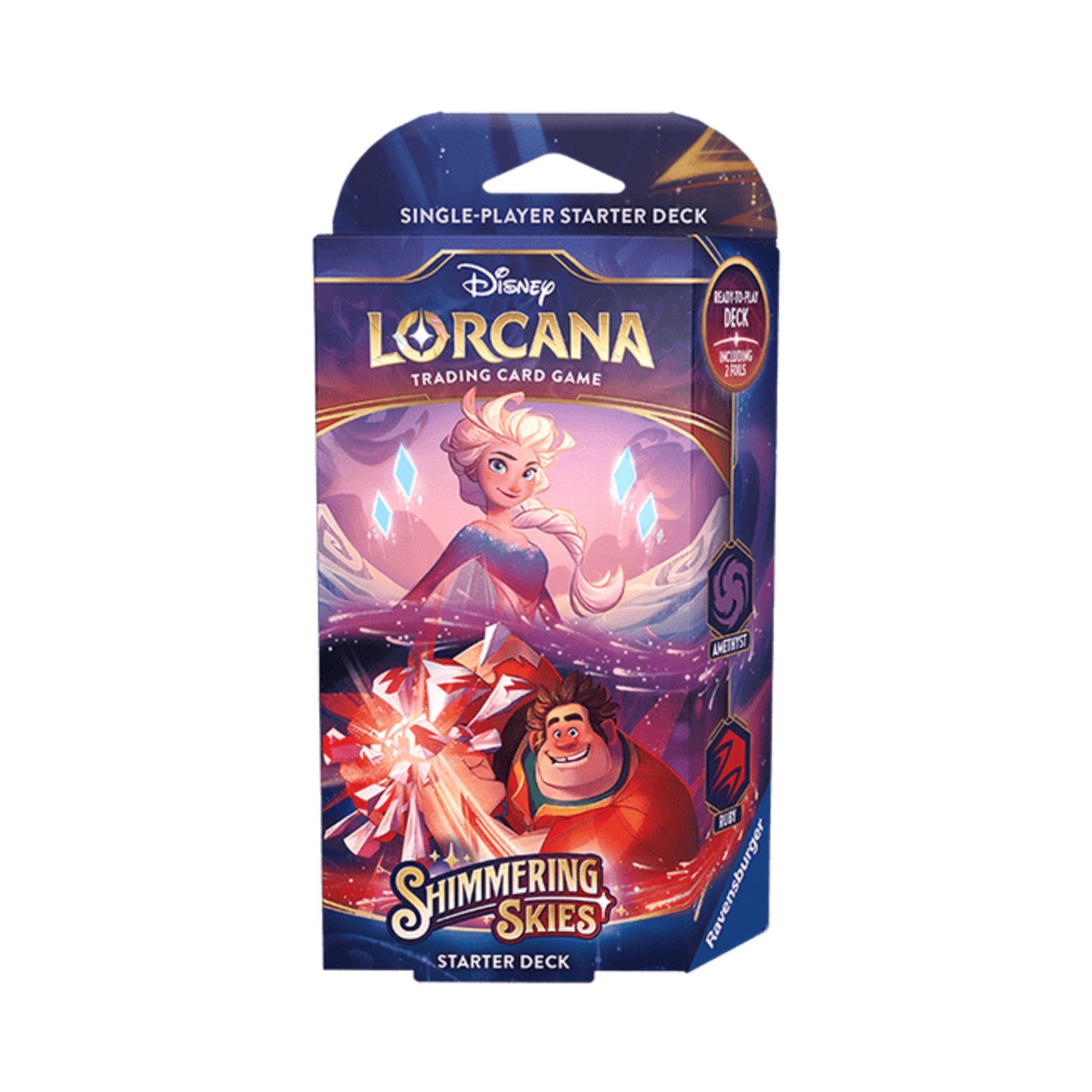 Disney Lorcana: Shimmering Skies Starter Deck Amethyst Ruby - EN - SparkLeaf TCG