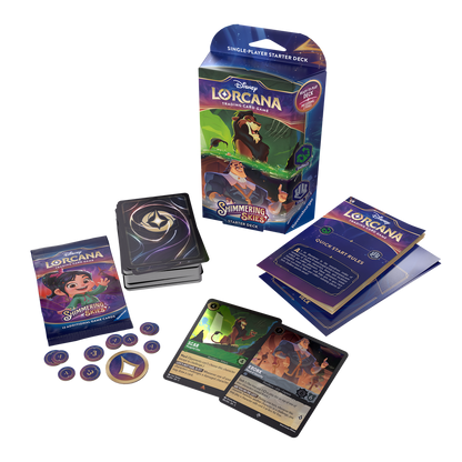 Disney Lorcana: Shimmering Skies Starter Deck Emerald Steel - EN - SparkLeaf TCG