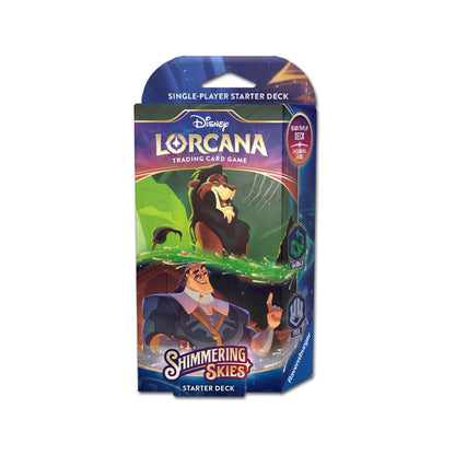 Disney Lorcana: Shimmering Skies Starter Deck Emerald Steel - EN - SparkLeaf TCG