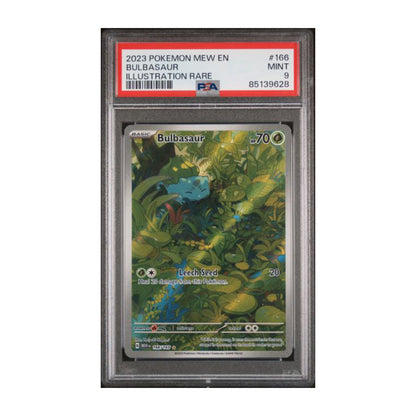 Pokémon Bulbasaur 2023 PSA 9 MEW EN 151 AR - SparkLeaf TCG