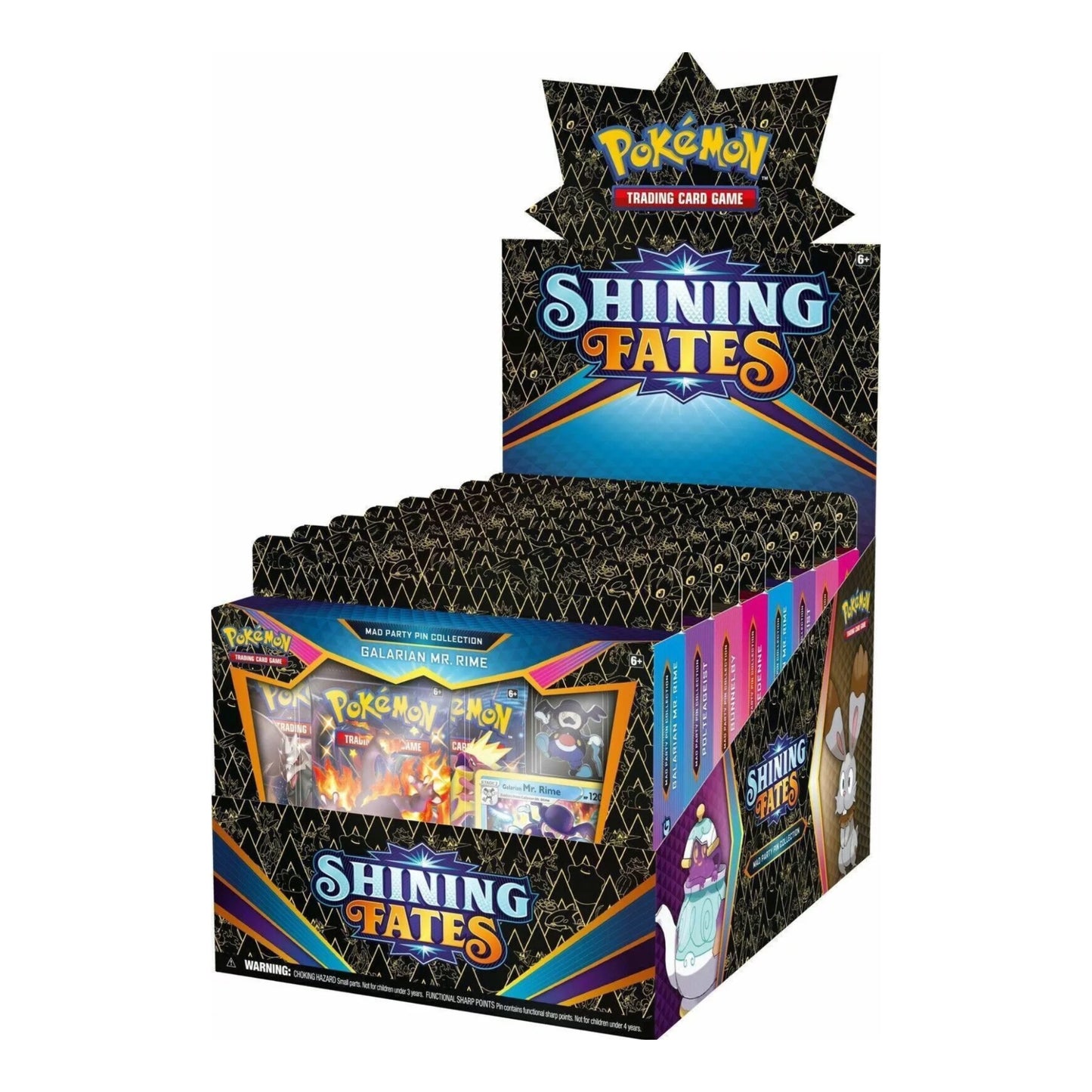 Pokémon - Shining Fates Mad Party Pin Collection Sealed Case - EN - SparkLeaf TCG