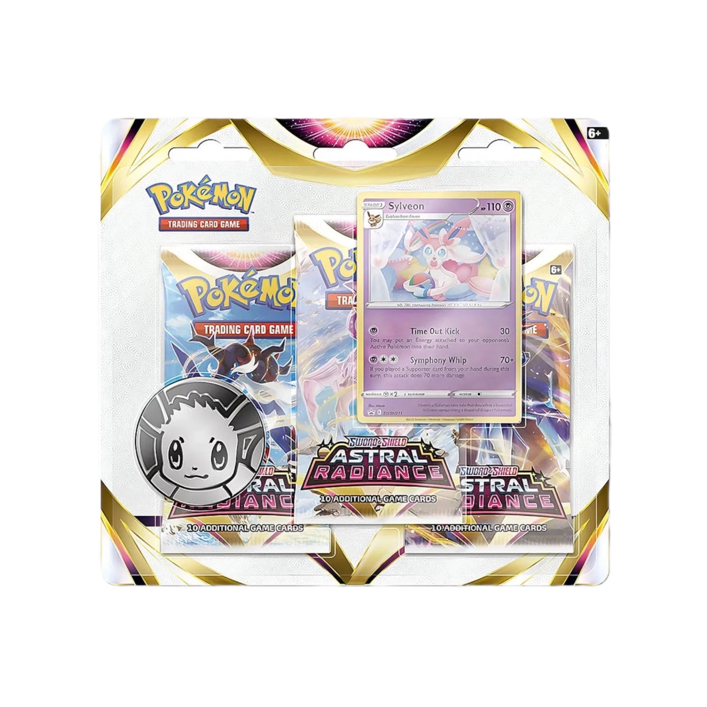 Pokémon - Astral Radiance Three Pack Promo Blister Sylveon - EN - SparkLeaf TCG