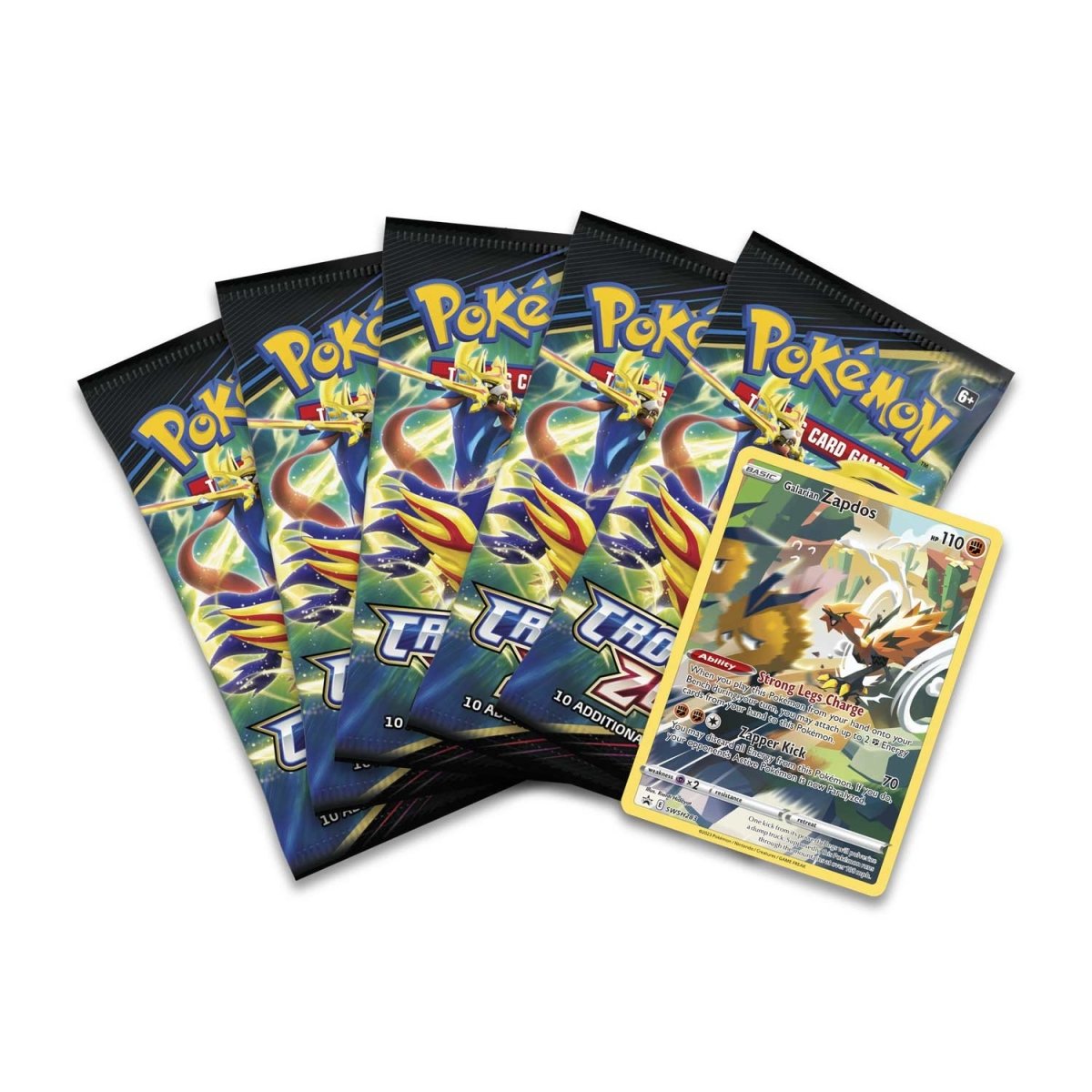 Pokémon - Crown Zenith: US Tin (Zapdos, Articuno, Moltres) - EN - SparkLeaf TCG