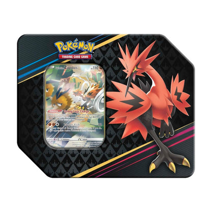 Pokémon - Crown Zenith: US Tin (Zapdos, Articuno, Moltres) - EN - SparkLeaf TCG