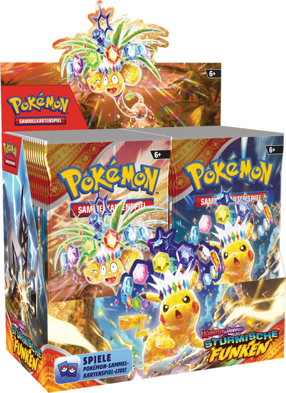 [Pre-Order] Pokémon - Stürmische Funken Booster Display - DE - SparkLeaf TCG