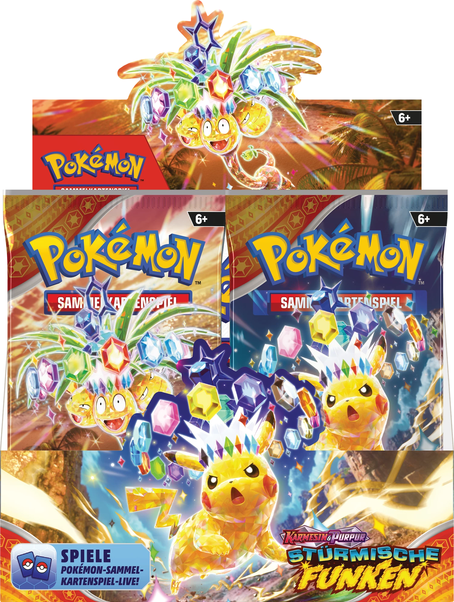 [Pre-Order] Pokémon - Stürmische Funken Booster Display - DE - SparkLeaf TCG