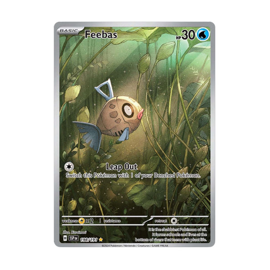 Feebas 198/191 Surging Sparks AR - SparkLeaf TCG