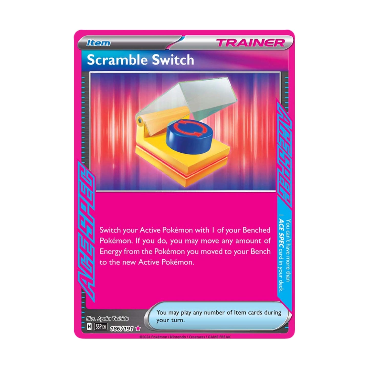 Scramble Switch 186/191 Surging Sparks Ace Spec - SparkLeaf TCG