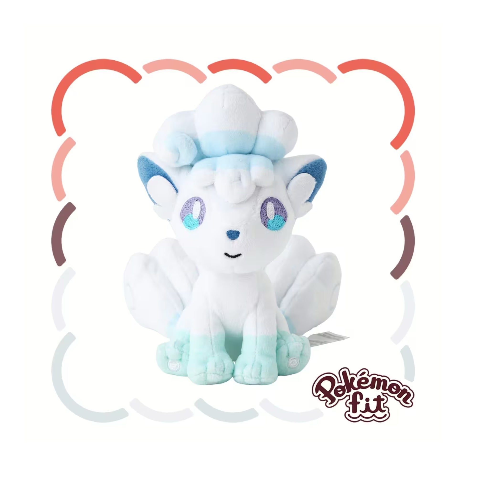 Pokemon Alolan Vulpix Plushy #037 - Sitting Cuties