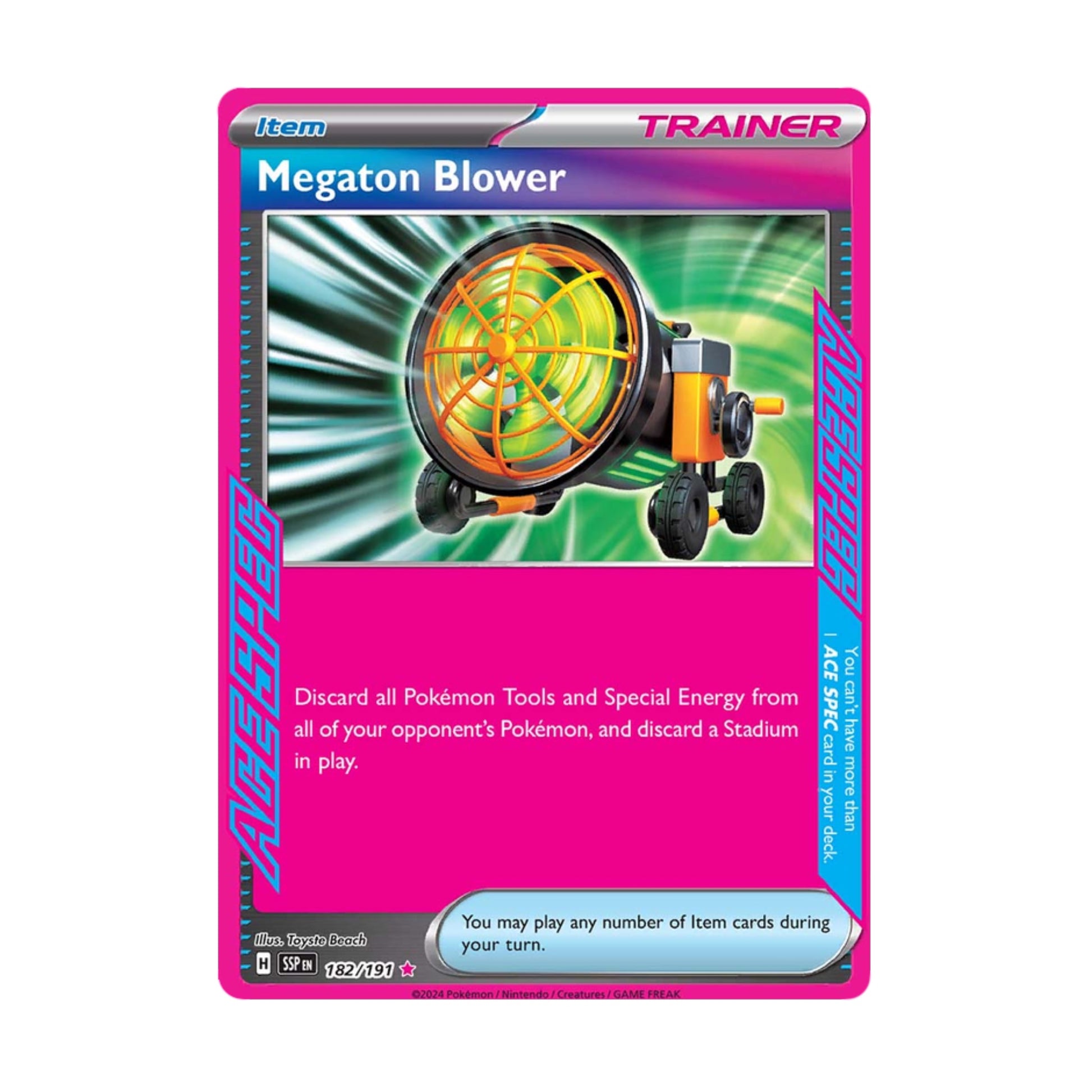 Megaton Blower 182/191 Surging Sparks Ace Spec - SparkLeaf TCG