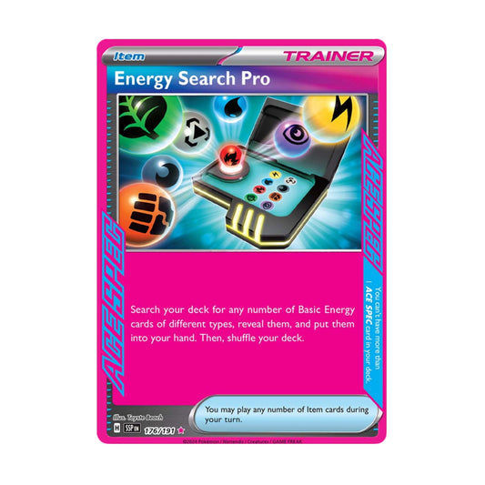 Energy Search Pro 176/191 Surging Sparks Ace Spec - SparkLeaf TCG