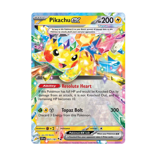 Pikachu ex 057/191 Surging Sparks - SparkLeaf TCG