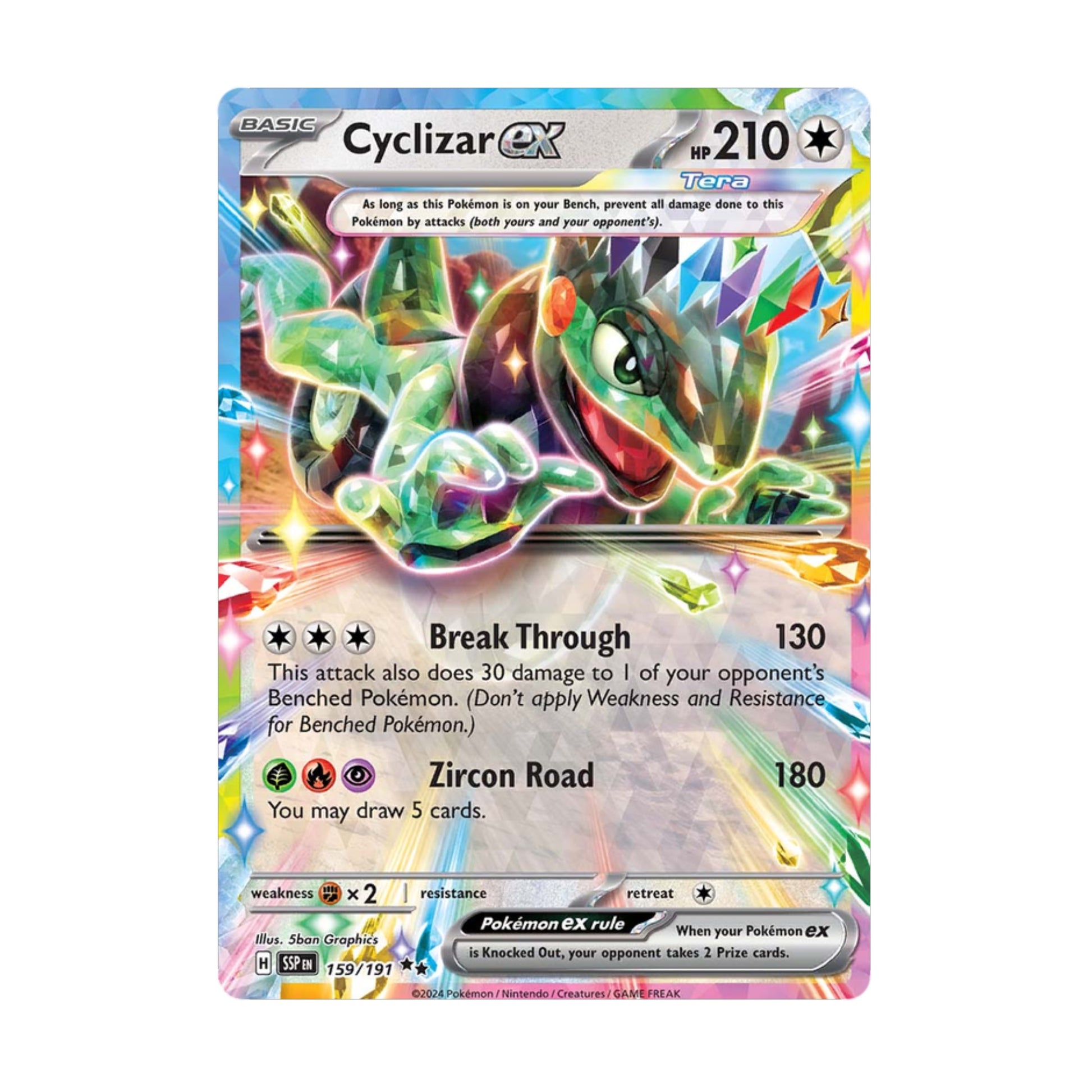 Cyclizar ex 159/191 Surging Sparks - SparkLeaf TCG