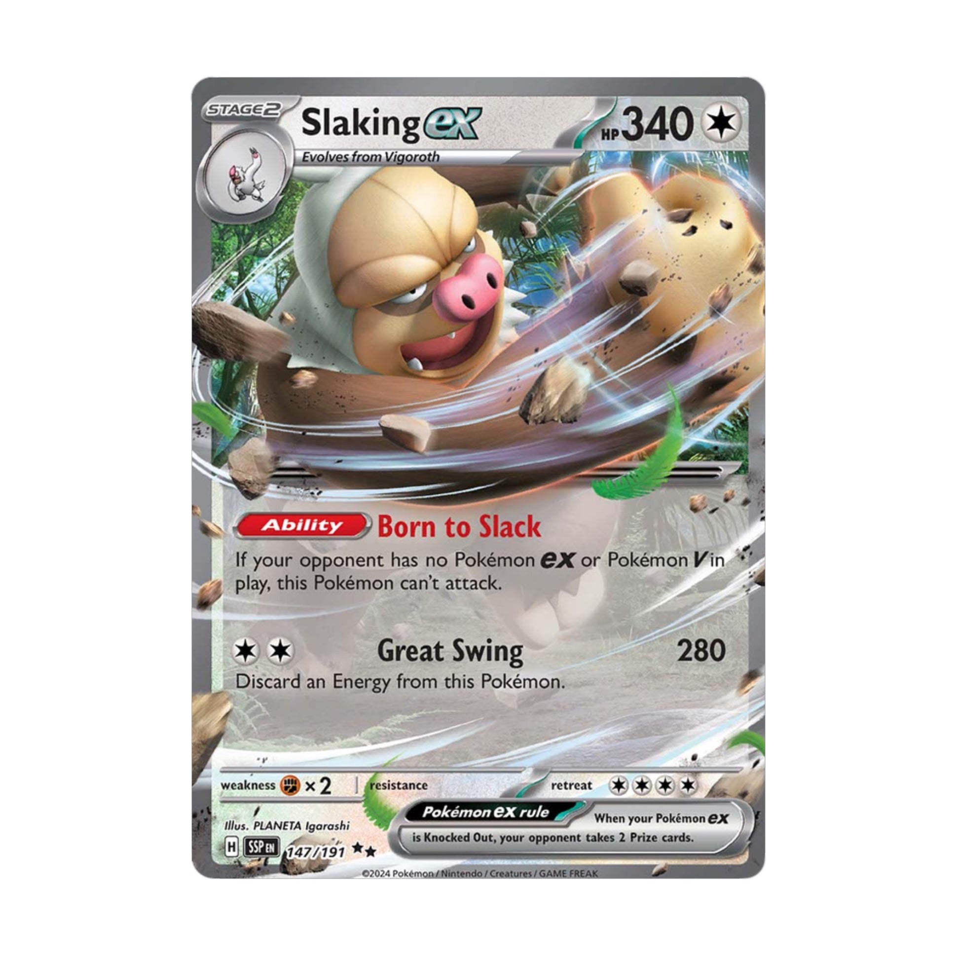 Slaking ex 147/191 Surging Sparks - SparkLeaf TCG